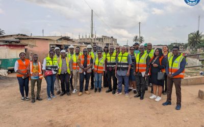 HYDRO Board and Audit Committee Inspect Major Drainage and Coastal Protection Projects in Accra