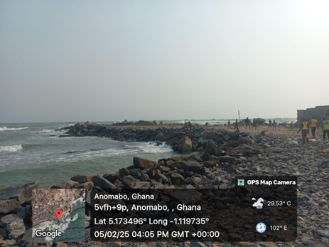 2025 ANNUAL TECHNICAL REPORT ON COASTAL PROTECTION ACTIVITIES FOR  ANOMABU COASTAL PROTECTION